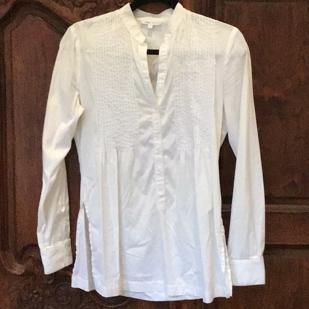 Vince White Blouse